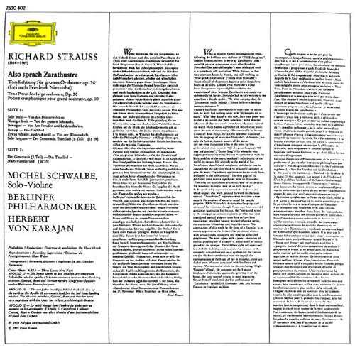 【古典音乐】卡拉扬《理查·施特劳斯-查拉图斯特拉如是说》2013[FLAC+CUE/整轨]