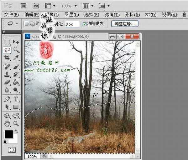 Photoshop制作寂静恐怖的丛林电影海报教程