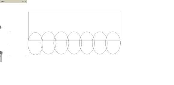 CorelDraw(CDR)调和工具和变形工具画出白色的沙布窗帘