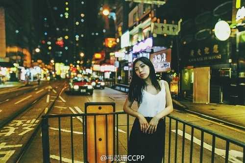 夜景美女人像拍摄技巧