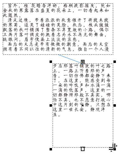 CDR文本溢出时出现红色的文本框怎么解决?