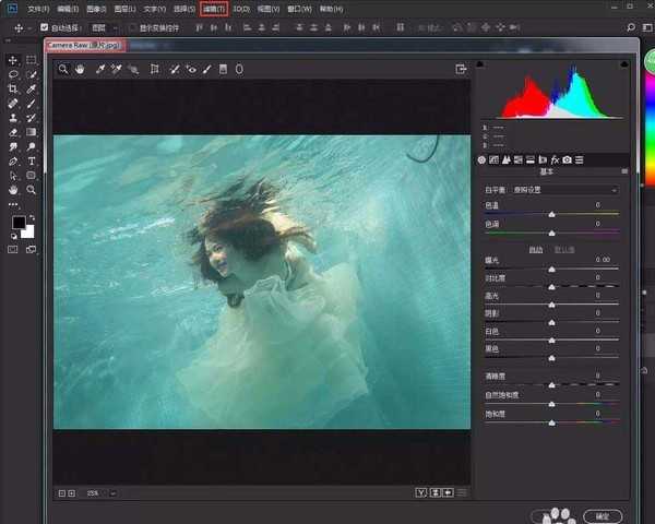 ps怎么给水下照片调色? ps水底世界调色的教程