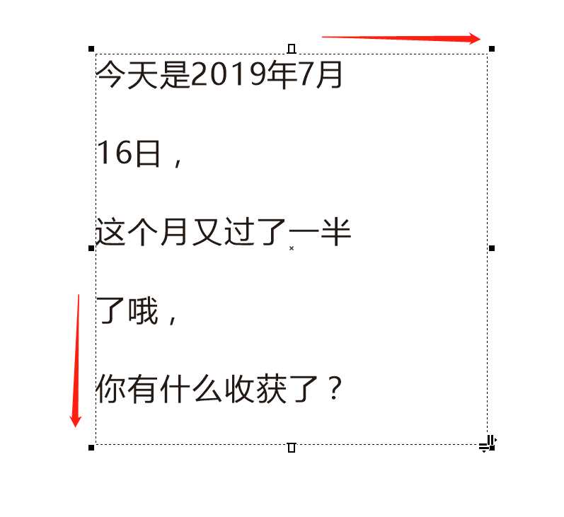 cdr段落文本框中文字显示不全怎么办?