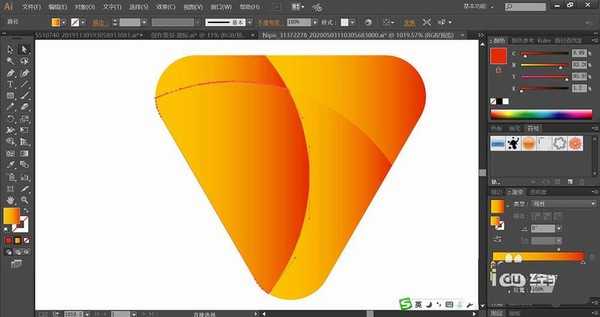ai怎么设计三角形icon标志? ai三角形logo的设计方法